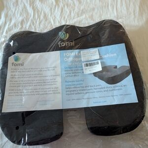 Fomi Black Orthopedic Seat Cushion